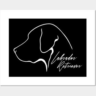 Proud Labrador Retriever profile dog lover gift Posters and Art